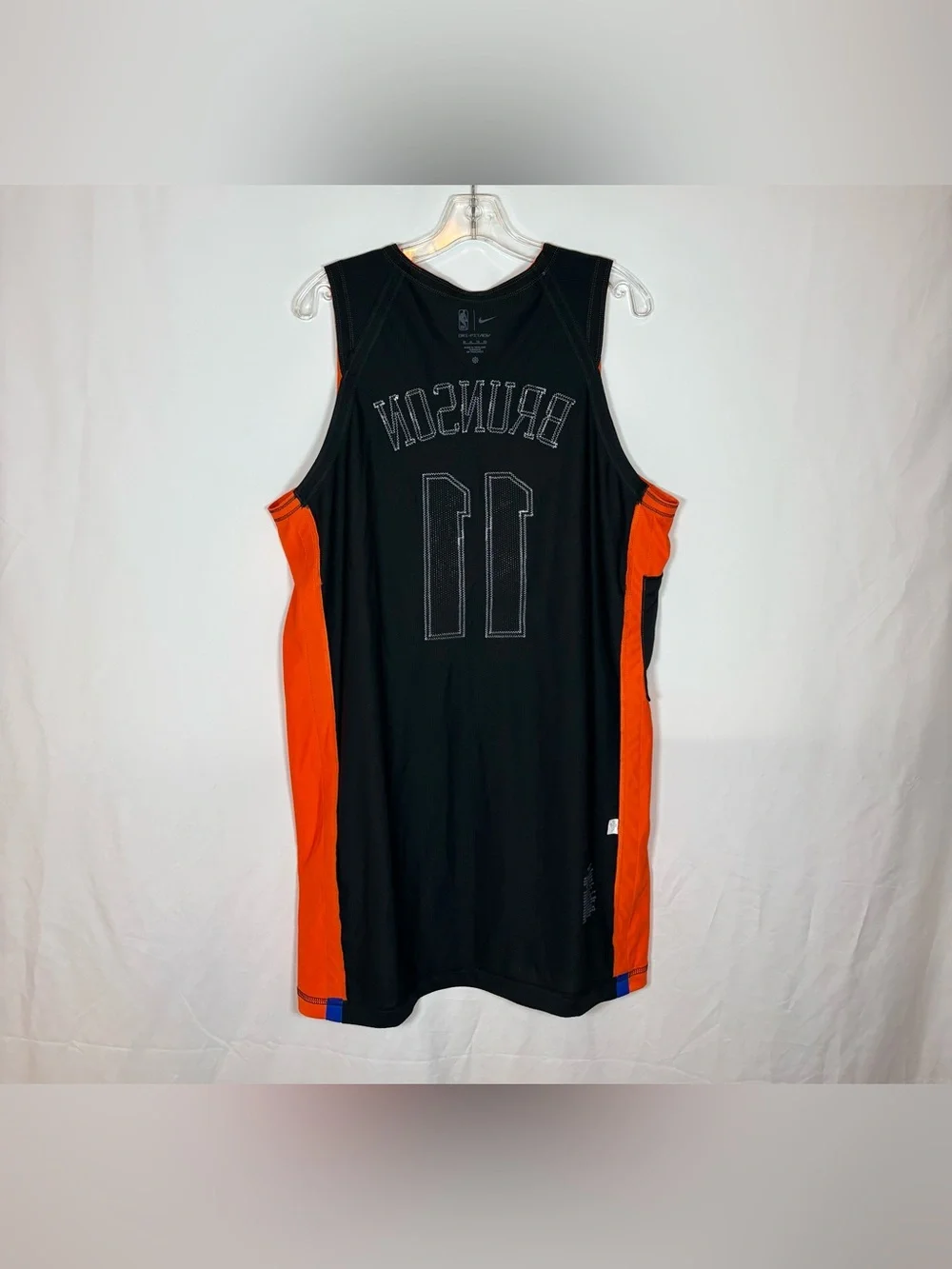 Nike Knicks #11 Brunson City Edition Team Issued Authentic Basketball Jersey 50